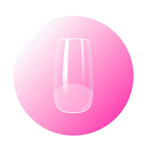 Image of pre-shaped and pre-buffed Square Shape Soft Gel Tips, a perfect canvas for DIY nails, promising effortless elegance and salon-quality finish